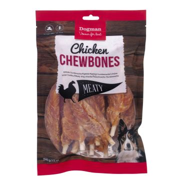 Dogman Chicken chewbones 12p S 12,5cm