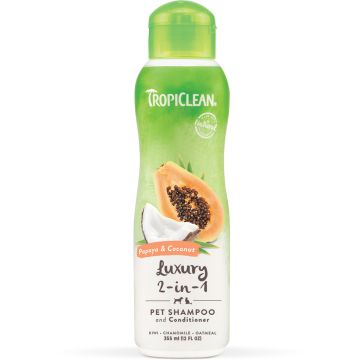 Tropiclean Shampoo Papaya Coconut 355ml