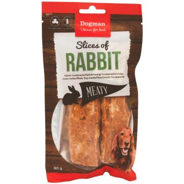 Dogman Slices of rabbit 80g